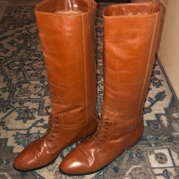 tan horse riding boots